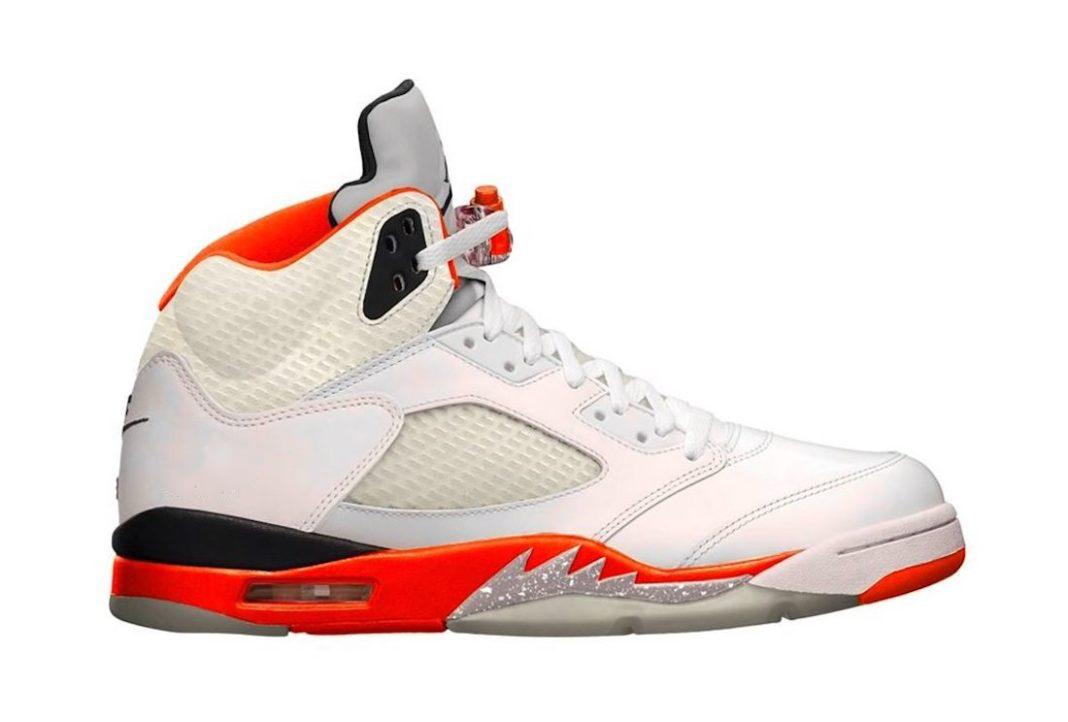 air jordan 5 orange blaze 2021 mock