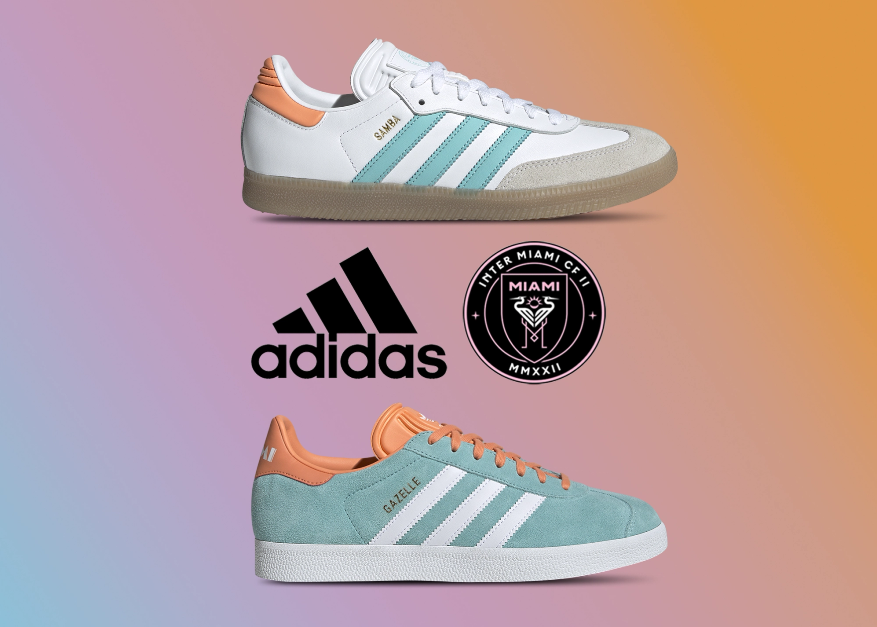 Inter Miami adidas Gazelle Samba