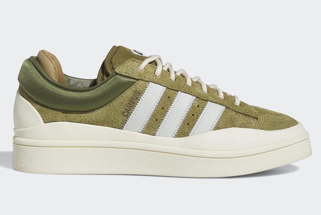 ‘Olive’ Bad Bunny x adidas Campus Light ID7950