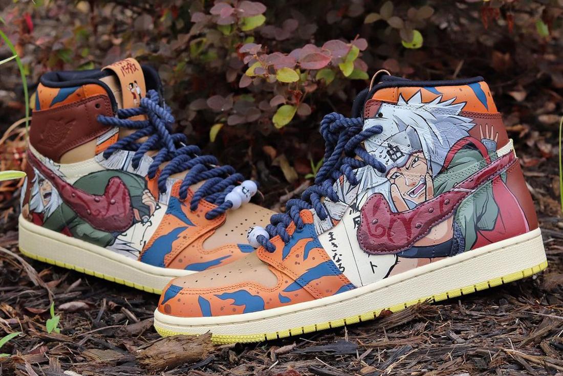 Naruto Toad Sage Air Jordan 1 Custom